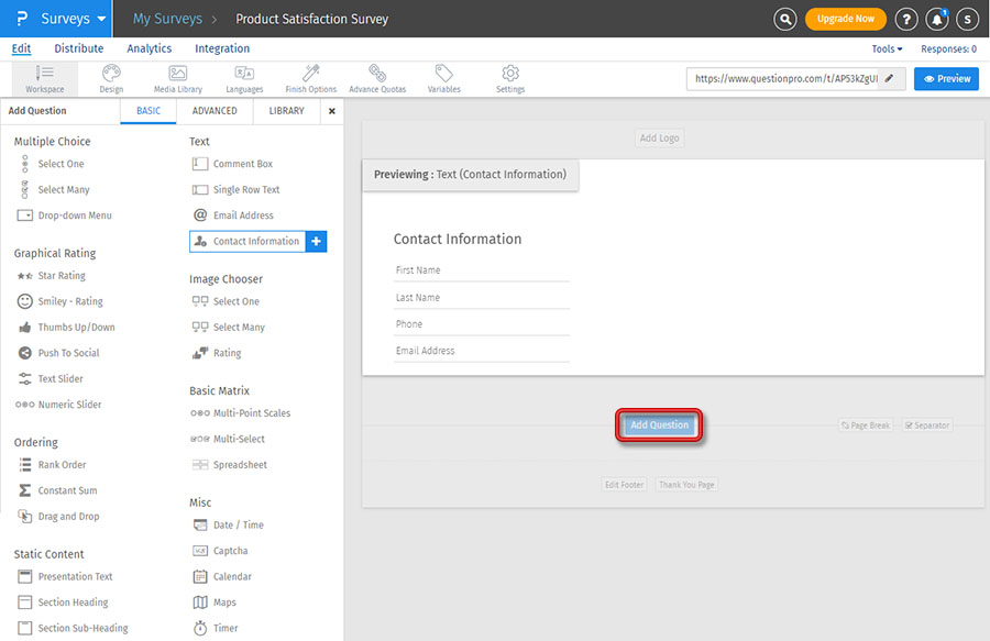 Survey Software Help Image
